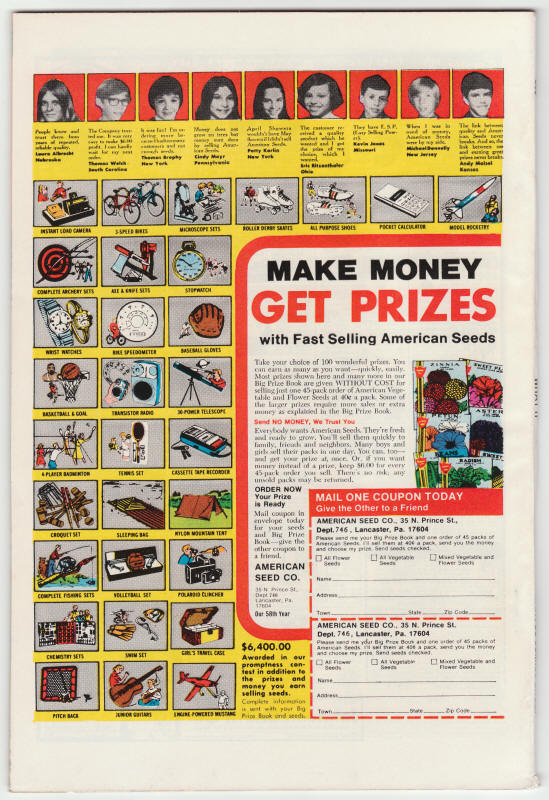 What If #2 1977 First Series back cover