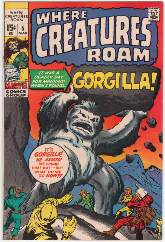 Where Creatures Roam #5 front cover