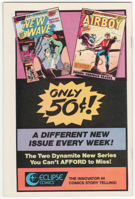 Whodunnit #1 back cover