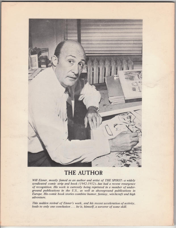 Will Eisners Gleeful Guide To Occult Cookery back cover