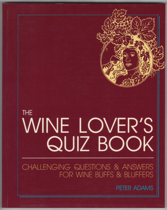 The Wine Lovers Quiz Book front cover