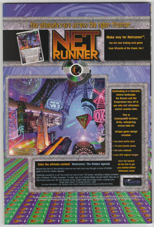 Wizard #56 Magazine back cover