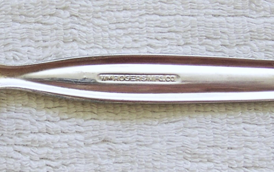 William Rogers 1958 Grapefruit Spoons hallmark