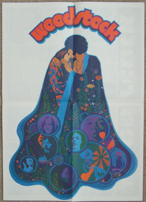 Woodstock Promotional Paper Centerfold