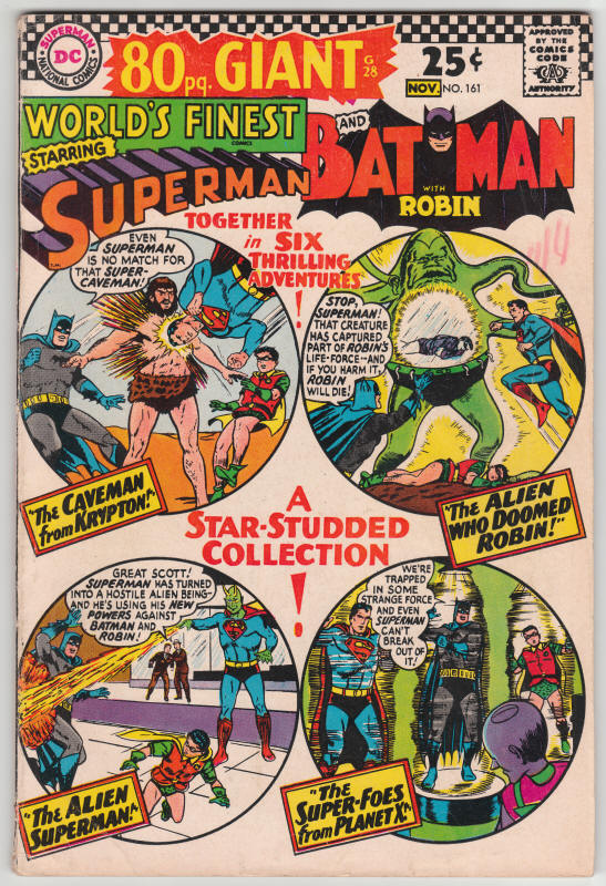 Worlds Finest Comics #161 front cover