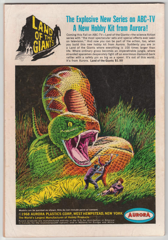 Worlds Finest Comics #179 back cover