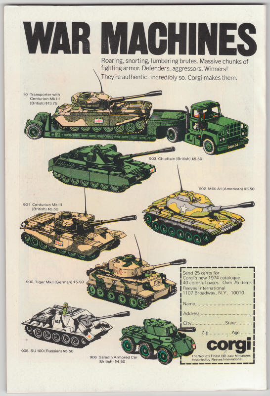 Worlds Finest Comics #228 back cover