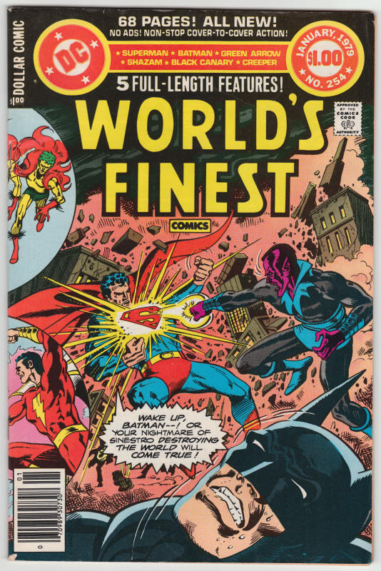 Worlds Finest Comics #254 front cover