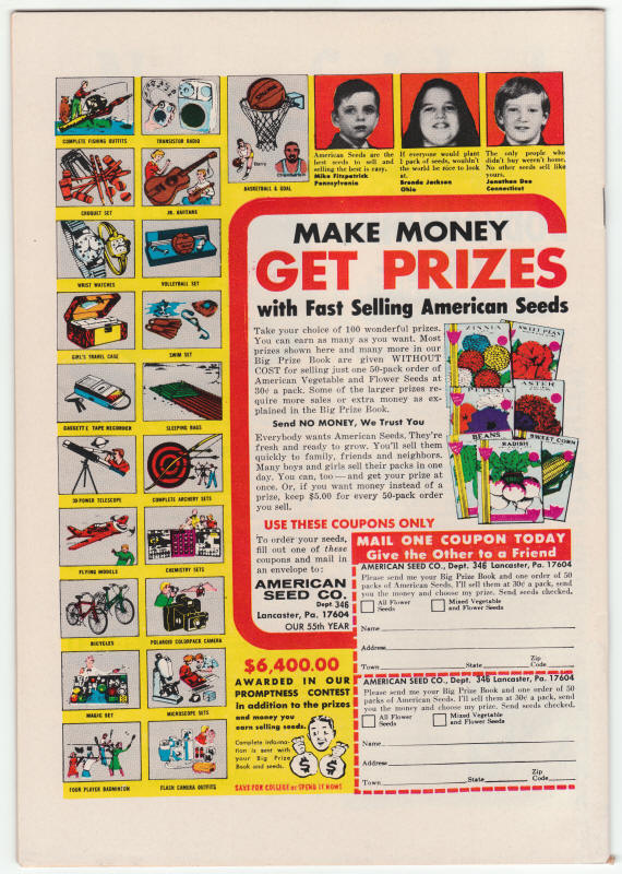 Worlds Unknown #1 back cover