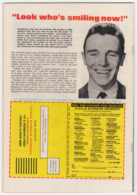 Worlds Unknown #2 back cover