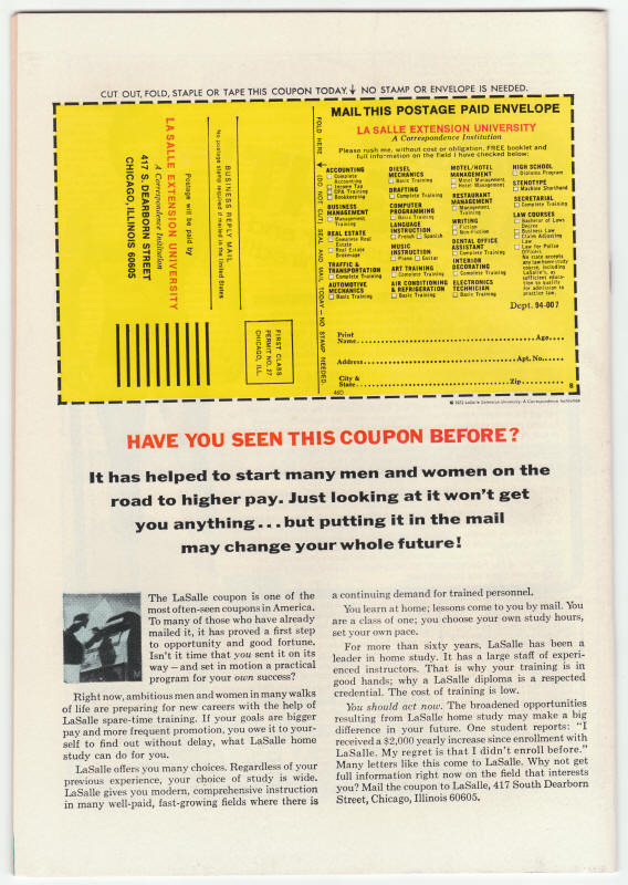 Worlds Unknown #4 back cover