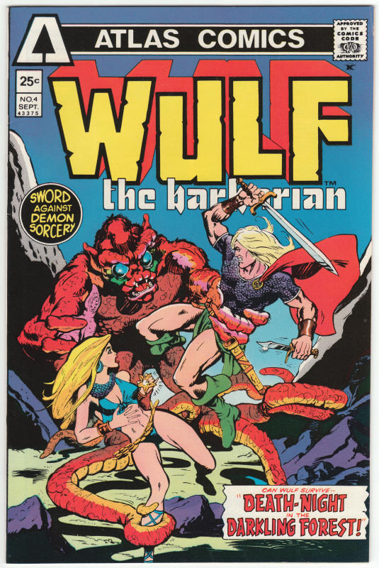 Wulf The Barbarian #4 front cover