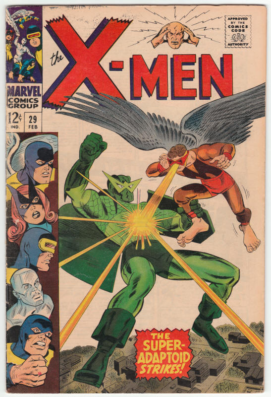 X-Men #29 front cover