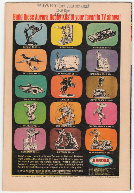 X-Men #30 back cover