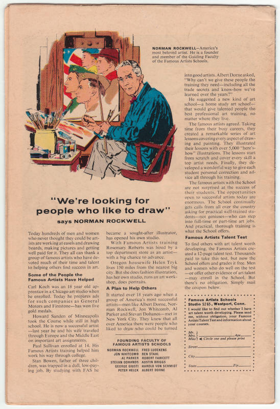 X-Men #34 back cover