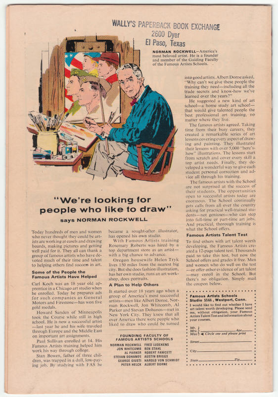 X-Men #37 back cover