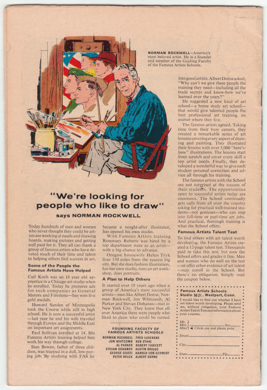 X-Men #39 back cover