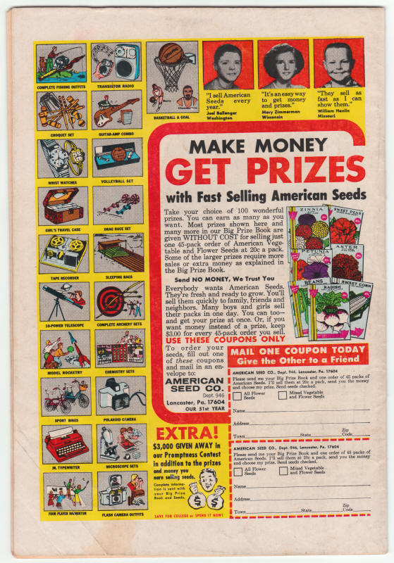 X-Men #56 back cover