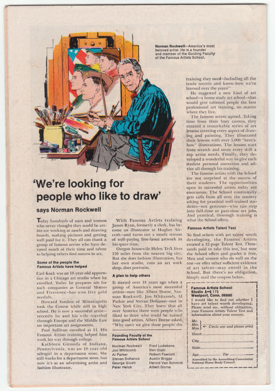 X-Men #61 back cover