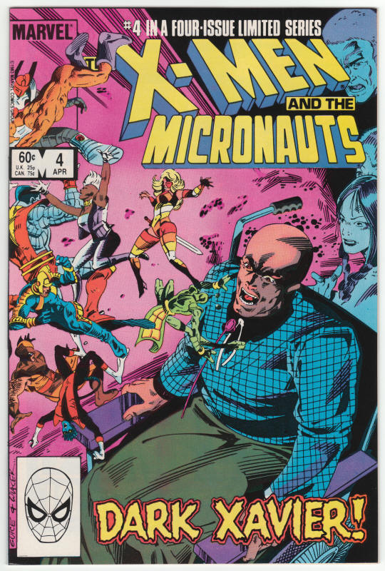 X-Men And The Micronauts #4 front cover