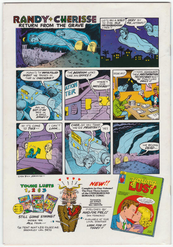 Young Lust #4 back cover